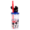 Vaso Figurita 3D con Pajita Mickey Love