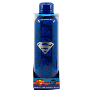 Botella Warner Termo Acero Inoxidable Superman