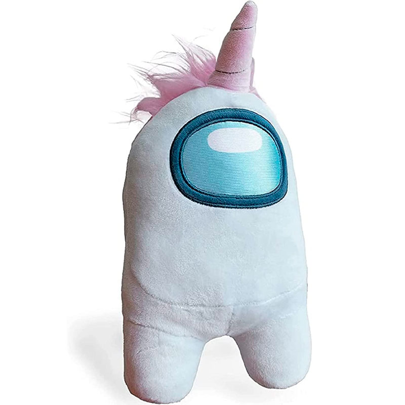 Peluche Among Us Blanco Unicornio Tienda del Hotel Indiana