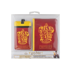 Cartera Pasaporte y Etiqueta de Equipaje  Harry Potter Gryffindor