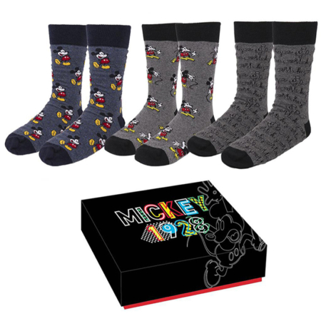 Pack Calcetines 3 Piezas Mickey