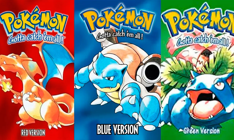 Pokémon Rojo, Azul, Verde y Amarillo