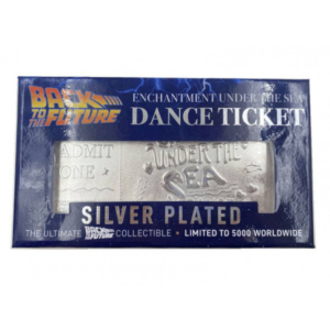 Ticket Metalico Baile Regreso al Futuro Edicion Limitada