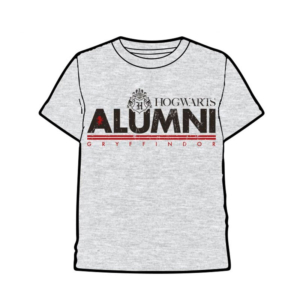 Camiseta Harry Potter Gris Hogwards Alumni Gris