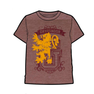 Camiseta Harry Potter Gryffindor Granate Jaspeado