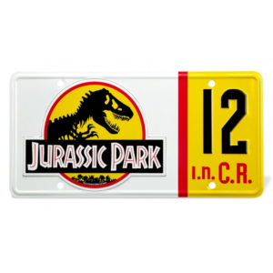 Replica Matricula Jurassic Park Dennis Nedry