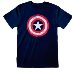 Camiseta Infantil Marvel Capitan America escudo