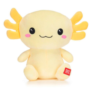 Peluche Kawaii Kuties Ajolote Amarillo 24 cm