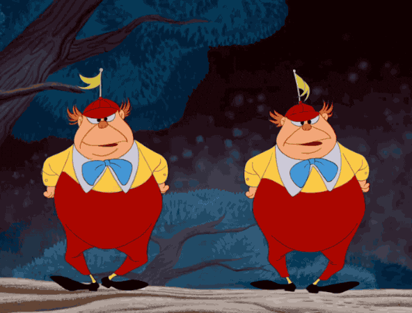 Tweedledum y Tweedledee