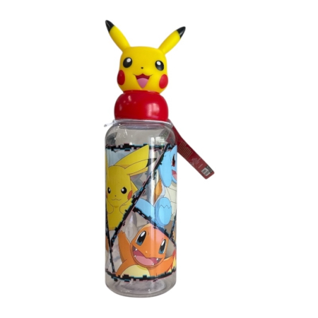 Botella Figurita 3D Pikachu 560 ml