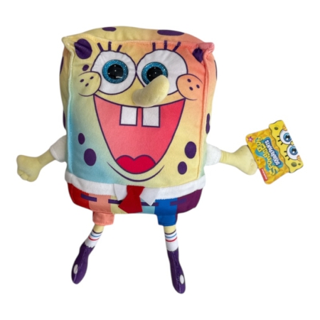 Peluche Bob Esponja Rainbow 30 cm