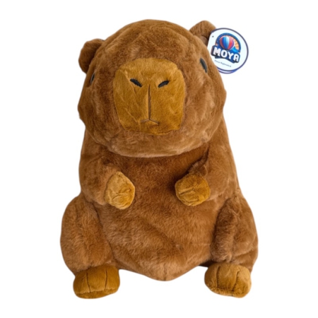 Peluche Capibara Marrón Oscuro 40cm