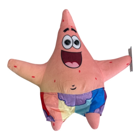 Peluche Bob Esponja Patricio Rainbow 30 cm