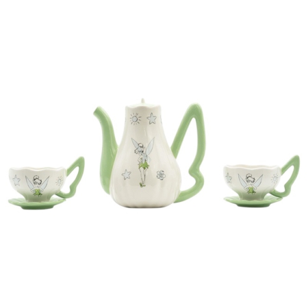 Set de Tetera con Dos Tazas Disney Campanilla
